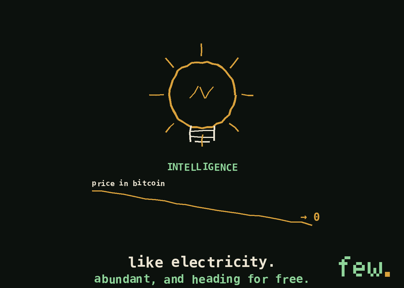 like electricity, heading for free