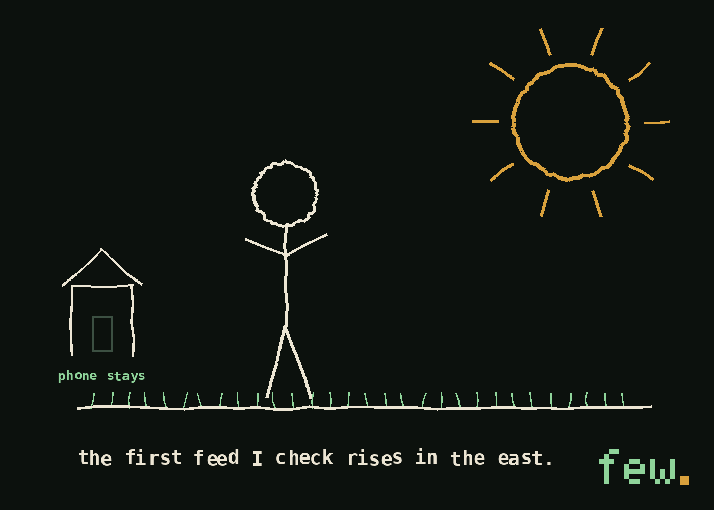 the first feed I check now rises in the east